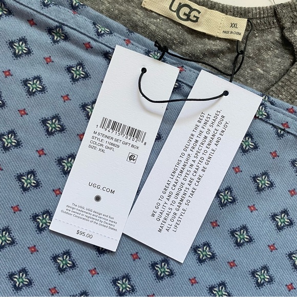 NWT Ugg men’s boxed Steiner pajama set - Picture 5 of 7